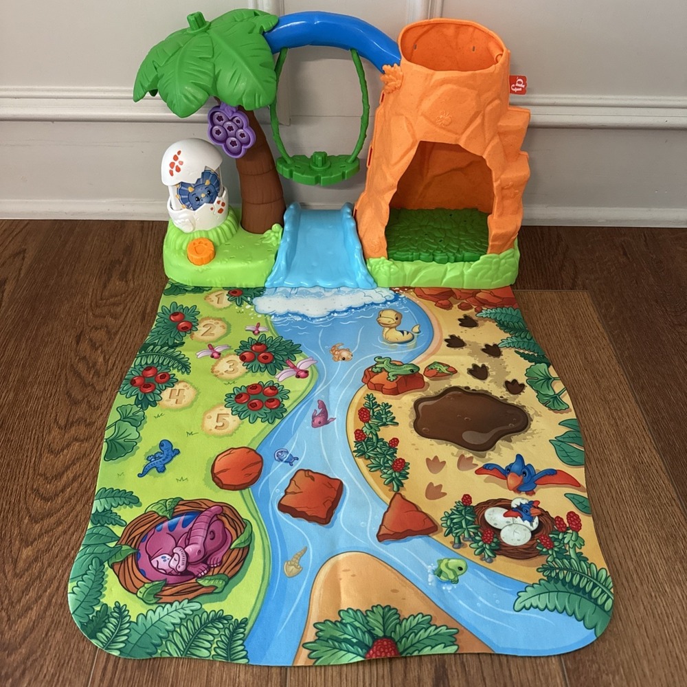 Fisher-Price‎ Little People Dinosaur Village Play Set- No Figurines